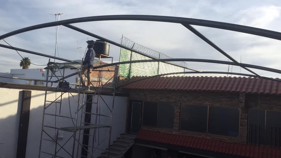 Estructura metálica terminada en Aguascalientes